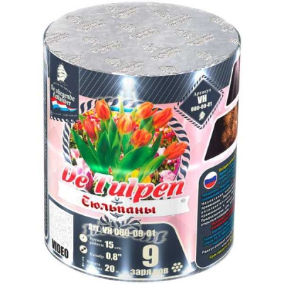 Тюльпаны Батарея салютов купить в Багратионовске | bagrationovsk.salutsklad.ru