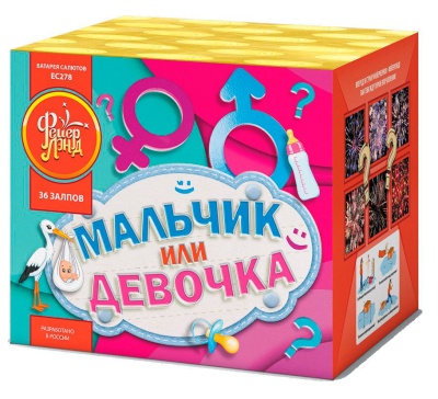 Мальчик или девочка М Фейерверк купить в Багратионовске | bagrationovsk.salutsklad.ru